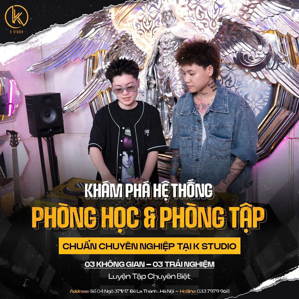 Cho thuê phòng tập DJ/ Live Set/ Livestream/ Quay hình