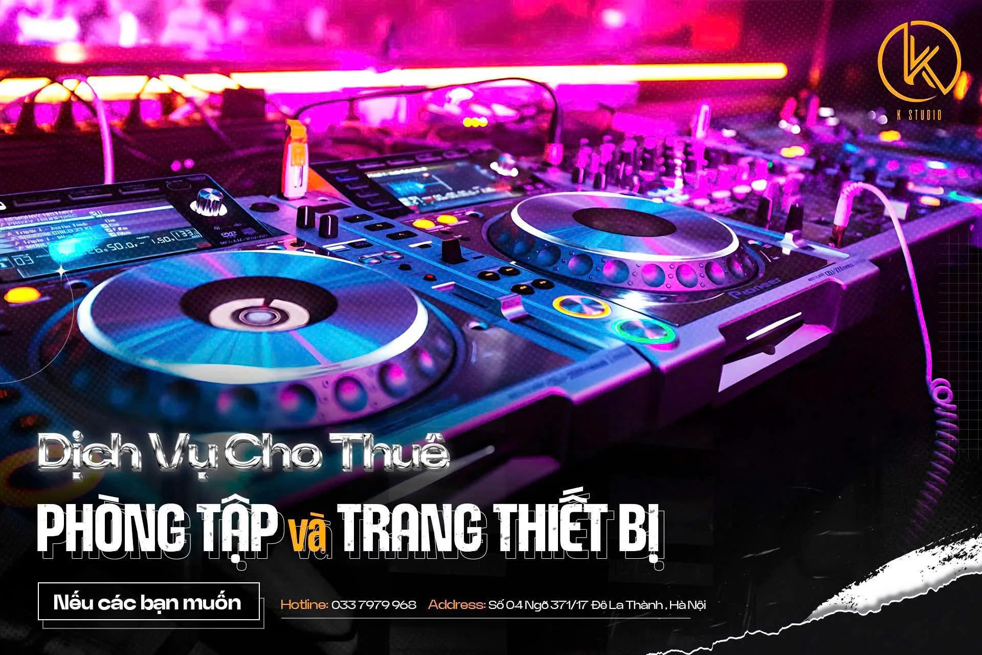 Cho thuê thiết bị DJ & Âm thanh